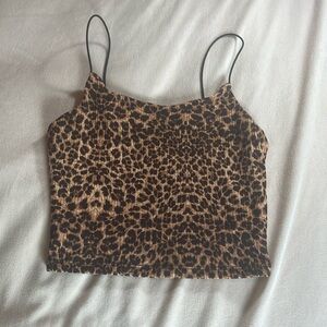 leopard print tanktop